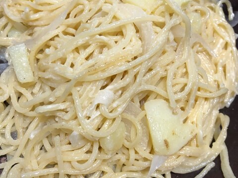 ホクホクじゃがと新タマ節約パスタ